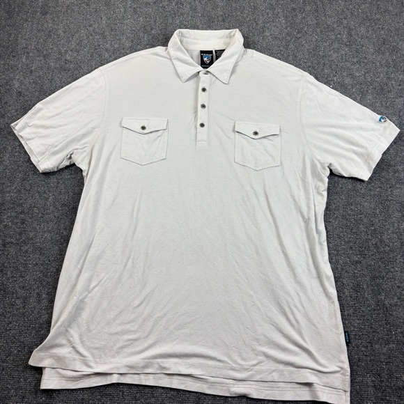 Kuhl Other - KUHL Men’s Icelandr Polo Shirt Short Sleeve White size: XL